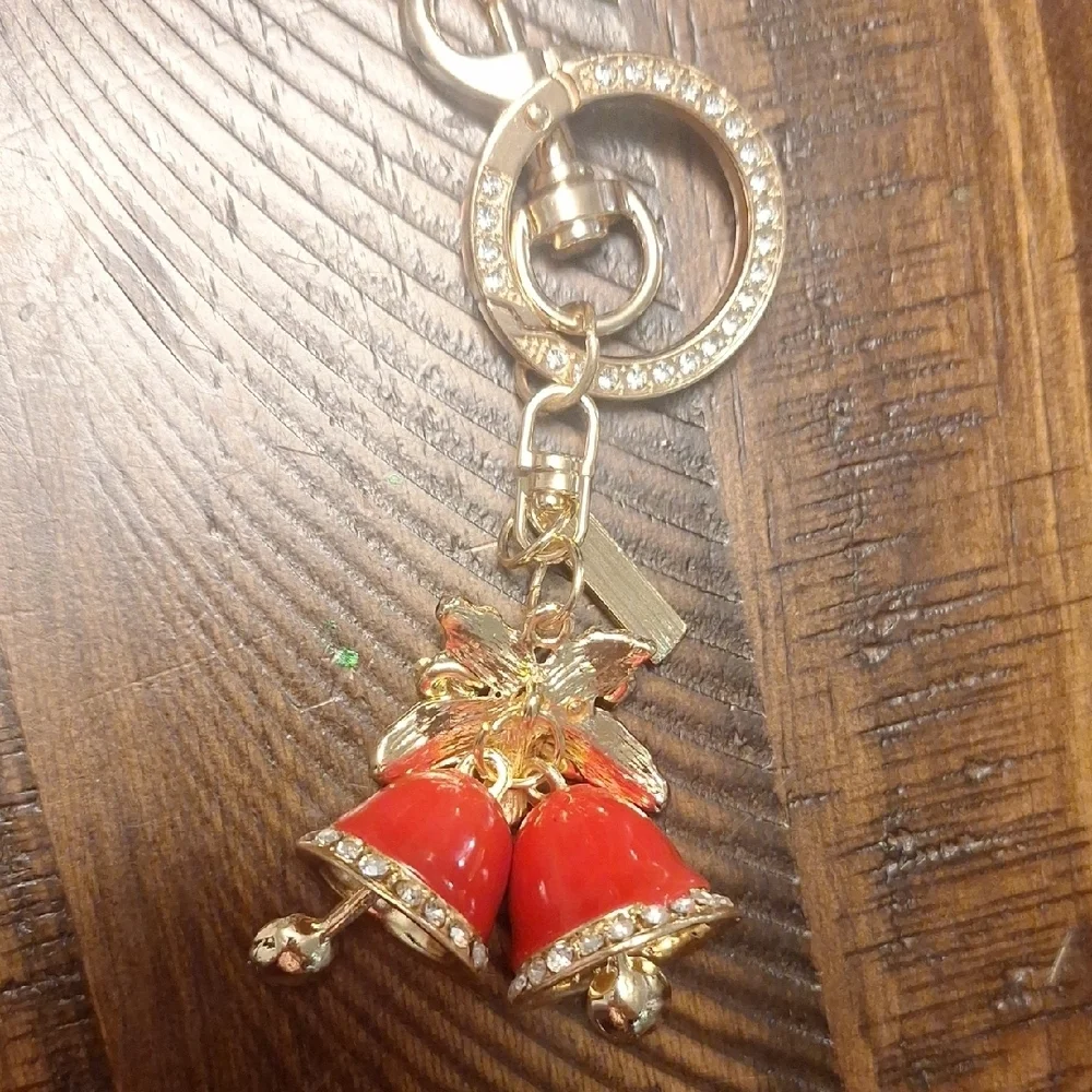 Crystal Bell Cute Rhinestone Bag Charm